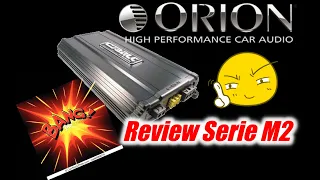 DRAUDIO-  REVIEW Y SPEC DE AMPLIFICADORES ORION SERIE M2