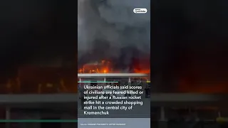 Russian Missile Hits Ukrainian Mall With 1,000 People Inside