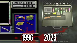 Resident Evil Inventory Evolution (1996-2023)