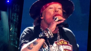 Guns n roses live in Stockholm 2017