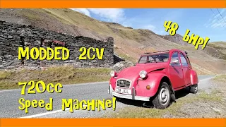 Modded 2CV: 720cc - speed machine!