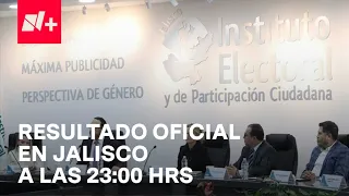 Se prevé que a las 23:00 horas se emita resultado oficial en Jalisco - N+