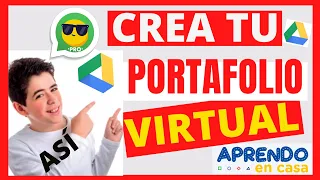 😎💼PORTAFOLIO VIRTUAL para  ESTUDIANTES ⚡super FÁCIL en DRIVE y ordena tus TAREAS y EVIDENCIAS