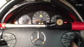 2001 Mercedes Benz CLK 430 front end damage for sale