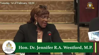 Budget 2022 debate presentation by PPP/C MP Dr Jennifer Westford.