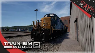 Манёвры, перемещаю вагоны по грузовому парку в Train Sim World 2