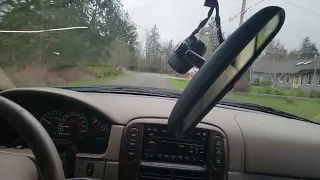2002 Ford Explorer VERY LOUD!! POV Drive (Catless+Muffler Delete)