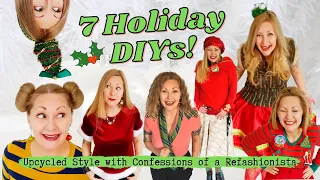 7 Happy Holiday Thrift Flip DIYs, Refashions & Upcycles