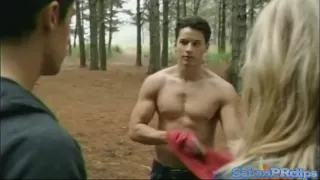 Power Rangers Megaforce - End Game - Troy training Shirtless