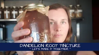 Let's Make Dandelion Root Tincture!