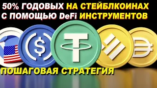 БОЛЕЕ 50% ГОДОВЫХ НА СТЕЙБЛКОИНЫ, ПОШАГОВАЯ СТРАТЕГИЯ В DeFi | Заработок в крипте | Nostra | Ekubo