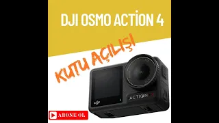 DJI Osmo Action 4 Kutu Açılışı