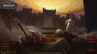 World of Warcraft Battle of Azeroth - Full Login Screen Theme