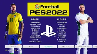 ALGÉRIE - BRÉSIL | PES 2022 PS5 MOD Legend Difficulty HDR Next Gen