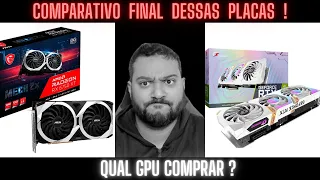 RTX 3060 TI GDDR6X vs RX 6750XT ? Último comparativos dessas placas ! Performance Relativa Final