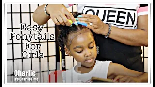 Easy & Cute Protective Ponytails, {NATURAL HAIR KIDS}