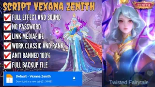 NEW!! Script skin vexana zenith no password full effect and voice terbaru