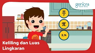 Cara Menghitung Keliling dan Luas Lingkaran | Matematika | SayaBisa