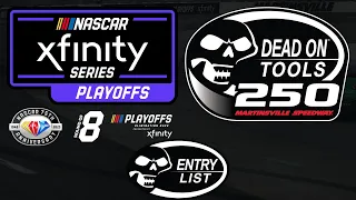 2023 NASCAR Xfinity Series Dead On Tools 250 Entry List