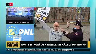 PROTEST ÎN RUSIA FAȚĂ DE CRIMELE DE RĂZBOI DIN BUCHA_Știri B1_10 apr 2022