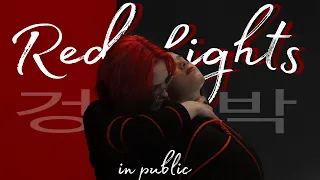 [KPOP IN PUBLIC | One take] Stray Kids "Red Lights" 강박 (방찬, 현진) | dance cover by BTW from Russia