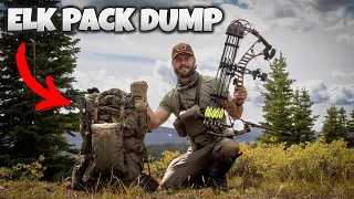 MY ELK HUNTING PACK DUMP (Shot ON the Mountain)