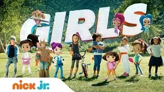 Unstoppable Girl Power w/ Dora, Nella, Shimmer, Shine & More Friends! | Nick Jr.