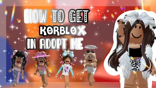 How to get Korblox in Adopt Me !! ( 2024 )💕🐬✨🌴🛍 #adoptme #preppy #preppyadoptme