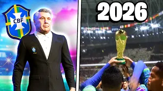 🇧🇷Testei o ANCELOTTI como técnico do BRASIL NA COPA DE 2026! FIFA 23