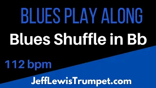 Blues Shuffle in Bb at 112 bpm