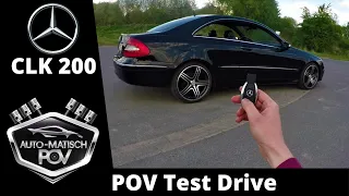 CLK 200 Kompressor|Top Speed on German Autobahn|Test Drive POV