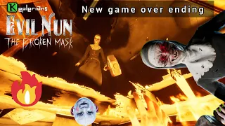 new game over ending in Evil Nun The Broken Mask