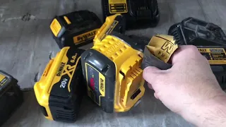 Dewalt max Xr flex volt battery not charging fix repair