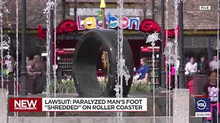 Paralyzed man sues Lagoon Amusement Park after foot 'shredded' on ride