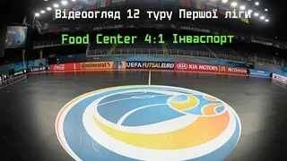 Відеоогляд 12-го туру Першої ліги: Food Center 4:1 Інваспорт