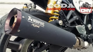 Yamaha XJR 1300 Akrapovic exhaust sound - CMV