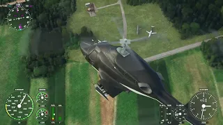 FS2020 AirWolf on LJLJ Brnik Airport