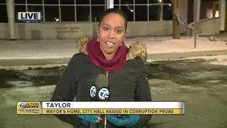 Taylor mayor's home, city hall raided in corruption probe