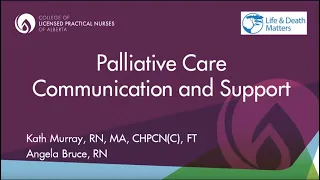 Palliative Care – Communication and Support with Kath Murray