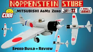 COBI® Mitsubishi A6M2 Zero Flugzeug Speed Build + Review 5515 Japanisches Kampfflugzeug