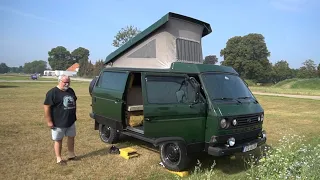 VW T3 Syncro Wohnmobil. Dokumentation Campingfahrzeug. Nutzfahrzeug zum Kultobjekt.