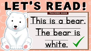 LET'S READ! | PRACTICE READING ENGLISH FOR KIDS | SIGHT WORDS SENTENCES | TEACHING MAMA