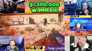 STREAMERS REACT TO SKULLFACE WINNING $1.2M SOLO YOLO (SCUMP, AYDAN, SYMFUHNY & MORE...)