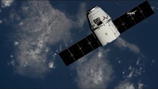 SpaceX CRS 11  Dragon capture, 5 June 2017 - Сближение, захват, стыковка с МКС