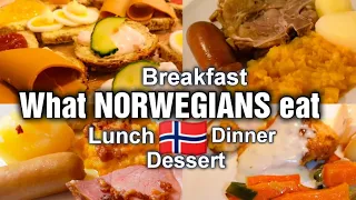 NORWEGIAN foods / What NORWEGIANS eat during BREAKFAST, LUNCH & DINNER  /Analy MC