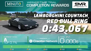 LAMBORGHINI COUNTACH - RED BULL RING - Weekly Time Trial - Group A