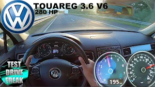 2016 Volkswagen Touareg II 3.6 V6 FSI 280 HP TOP SPEED AUTOBAHN DRIVE POV