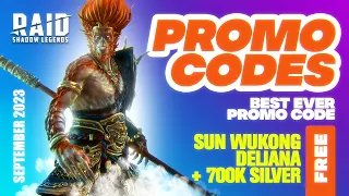 ✅🤯Best Ever PROMO CODE & 700K silver💰 Raid Shadow Legends promo code➕ FREE Sun Wukong for EVERYONE