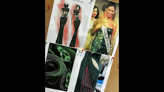 INSPIRATION OF MICHELLE MARQUEZ DEE EVENING GOWN PRELIMINARY MISS UNIVERSE 2023 🇵🇭 PHILIPPINES