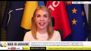 Kira Rudik: “I was on Skynews after a russian propagandist. It was disgusting.”